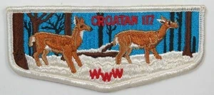 Croatan Lodge 117 S10 Flap Snow on Log East Carolina Council NC - Bild 1 von 1