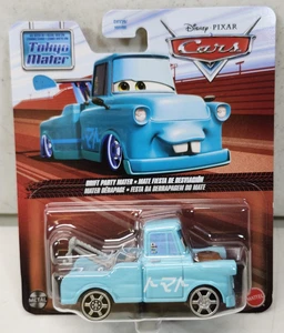 Disney Pixar Cars Drift Party Mater Tokyo Blue Truck 1/55 Toy Vehicle NEW - Picture 1 of 8