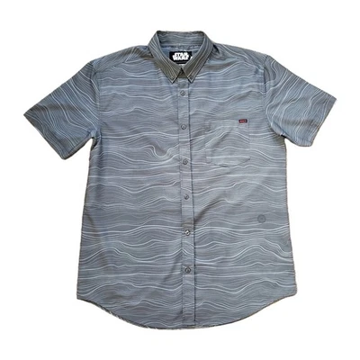 Рубашка на пуговицах RSVLTS Star Wars The Madalorian размер XL Beskar сталь Lucas Films - Изображение 1 из 4