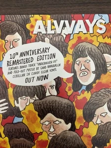 Alvvays Promo Poster 10th Anniversary Remastered Edition S/T Album Record Store - Bild 1 von 8
