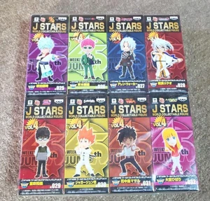 J STARS World Collectible Figures WCF Vol.4 All 8 Types Complete Set With BOX - Picture 1 of 2