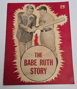 Vintage 1948 The Babe Ruth Story Film Programm Broschüre Baseball Bendix Yankees - Bild 1 von 6
