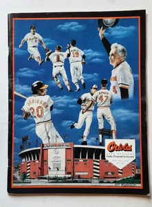 1991 Baltimore Orioles Program/Scorecard Cal Ripken Unmarked - Picture 1 of 7