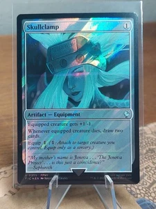 1x Skullclamp 0355 FFVII, Surge Foil, Final Fantasy, Magic MTG NM - Picture 1 of 1