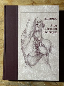 Atlas of Surgical Techniques Economou 1st Edition 1996 Hardcover Book Medicine - Picture 1 of 2
