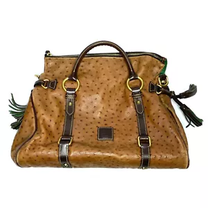 Bolso de Mano Dooney & Bourke Florentino Avestruz OS Cuero Marrón - Imagen 1 de 11