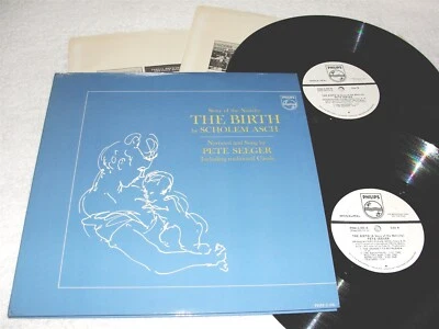 Pete Seeger "The Birth-A Story of The Nativity" 1962 Spoken Word,2-LP's,NM,Promo - Image 1 of 3