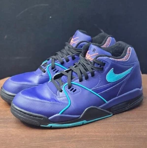 Nike Air Flight 89 Hornets Vivid/Regency Purple CJ5390-500 Size 10.5 Sneakers - Picture 1 of 13