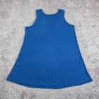 Universal Thread Blue Sleeveless Short Tank Dress Womens Xl Racerback Round Neck