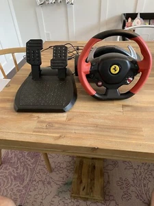 Thrustmaster Ferrari 458 Spider Xbox Steering Wheel and Pedals FREE SHIPPING !! - Picture 1 of 11