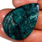 48.80 Cts 100% Natural Exclusive Azurite Loose Cabochon 28 X 42 Mm Gemstone Ps12