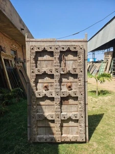 Vintage Solid Wooden Door – Rustic Antique Door for Home Renovation, Restoration - Picture 1 of 5