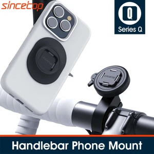 Bike Motorcycle Handlebar Phone Mount with Adapter Pad for Phones【Serise Q】 - Picture 1 of 12