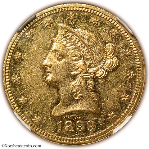 1899 Proof $10 Gold Liberty NGC PF60 Cover