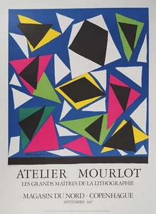 Henri MATISSE : Papiers découpés, Atelier Mourlot, Lithographie signée - Picture 1 of 7