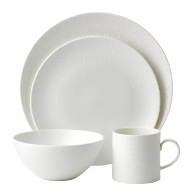 Wedgwood Gio 16pc Dinner Set of 16 | White - Imagem 1 de 4
