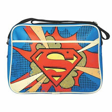 NEW SUPERMAN DC COMICS OFFICIAL POP ART  SHOULDER SPORTS MESSENGER SCHOOL BAG