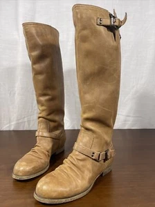 Steve Madden Roady Riding Boots Tall Knee High Brown Tan Womens 6.5 - Picture 1 of 13