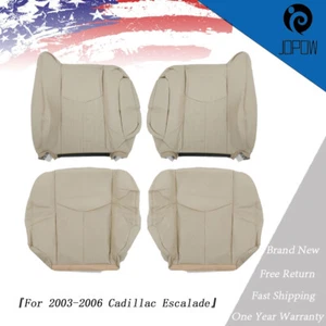 Nuevo para Cadillac Escalade 2003-06 conductor y pasajero cubierta de asiento inferior trasero bronceado - Imagen 1 de 12
