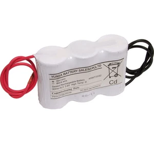 BATTERY NI-CAD 3XD SIDE-SIDE LEADS BATTERIES RECHARGEABLE - CM85768 - Picture 1 of 3