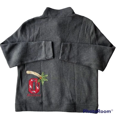 OSU Ohio State University Buckeyes Sweatshirt Cardigan Size Large Laura Scott - Image 1 of 4