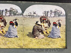 Passing The Peace Pipe Chippewa & Sioux Indians 1899 Stereoview Ingersoll