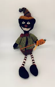 Hanna's Handiworks Tuch gekleidet Kuscheltier Plüschtier Halloween Katzenpuppe - Bild 1 von 6