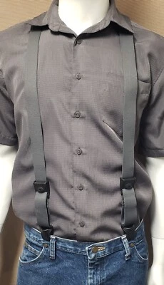 Tirantes SureKlip 1-1/4", ajustadores y clips de bloqueo de leva, servicio de vestir, amigable con la TSA Foto 1 de 4