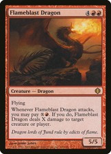 FOIL Flameblast Dragon | MtG Magic Shards of Alara | English | Moderately Played