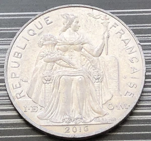 Nueva Caledonia 2016 5 f - cinco francos - República Francesa Nueva Caledonia - Imagen 1 de 2