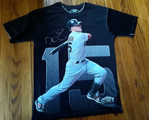 Three60 Gear MLB Boston Red Sox Dustin Pedroia #15 Men's Shirt. Size Medium Cover