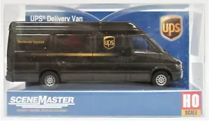 HO Scale Walthers Scene Master 949-12200 UPS United Parcel Service Delivery Van - Picture 1 of 4