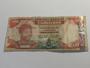 Banknote Swasiland 50 Emalangeni (54-2) - Bild 1 von 2