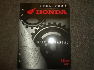 1997 1998 1999 2000 2001 2002 Honda CH80 Elite Servicio Reparar Tienda Manual De - Imagen 1 de 6