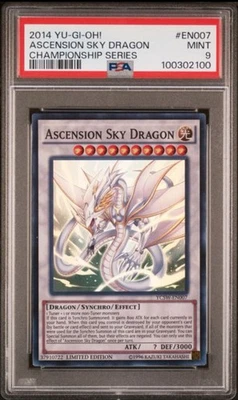 Ascension Sky Dragon YCSW-EN007 Yu-Gi-Oh! YCS Series Prize Cards PSA Mint 9 - Image 1 of 2