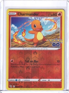 Charmander Reverse Holo #8 Pokemon Go 2022 TCG - Imagen 1 de 2