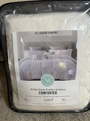 Одеяло Martha Stewart White Goose Feather & Down Full/Queen Все сезоны - Изображение 1 из 3