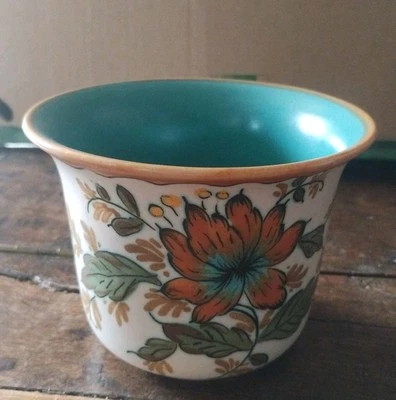 VASE CACHE-POT KITTY ROYAL ZUID HOLLAND GOUDA Hauteur 9,5 Largeur 13 cm Superbe  - Photo 1/4