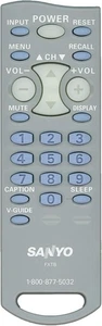 Original-Zubehör-Hersteller Sanyo FXTB LCD TV FERNBEDIENUNG DS13204 DS13330 DS19204 DS19330 DS20424 NEU - Bild 1 von 5