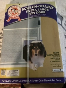 Puerta de acceso ideal para mascotas para perros XL solapa AirSeal entrada solapa apertura montada NUEVO - Imagen 1 de 9