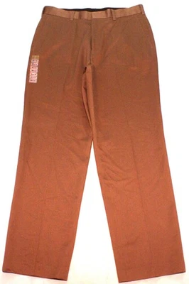 Pantalones Axist Para Hombre No Iron Performance Caqui Marrón, Talla 34X32, NUEVO Foto 1 de 3