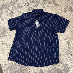 Travel Smart Mens S/S Shirt XXL 2XL S/S Blue Roundtree & Yorke - Picture 1 of 6