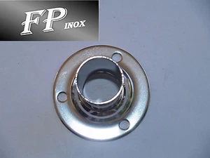 Embase / Platine Ronde 22mm Droite 90° inox 316 - Imagen 1 de 1