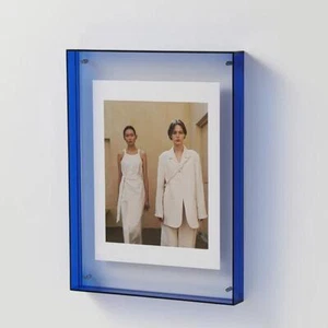 Picture Frame Plastic Rectangle Modern Multicolor Novelty Free Stand Home Decor - Picture 1 of 33