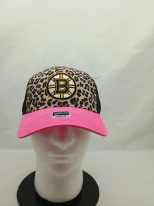 🔥🔥🔥OFFICIAL BOSTON BRUINS NHL REEBOK FACE OFF ADJUSTABLE WOMENS HAT🏒🏒 - Picture 1 of 5