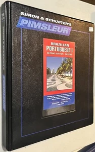 Pimsleur Brazilian Portuguese I Second Edition Revised - 16 CD set w booklet vg - Picture 1 of 4