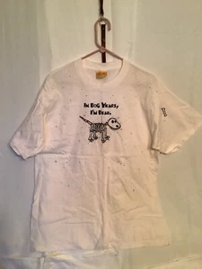 Vintage T Shirt - Funny “ In Dog Years I’m Dead” Cartoon skeleton of dog 1990’ - Picture 1 of 3