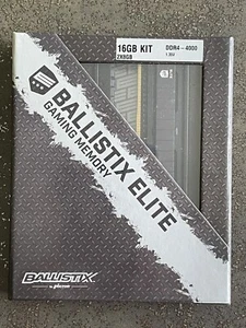 Crucial Ballistix Elite 2 X 8 = 16Gb DDR4 4000 BLE2K8G4D40BEEAK Top Zustand OVP - Afbeelding 1 van 4