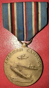 WW2 United States American Campaign Medal - Picture 1 of 2