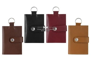 Mini Geldbörse Kartenetui klein Ausweisfenster Schlüsselanhänger Leder Schlüsselring Geldbörse - Bild 1 von 15